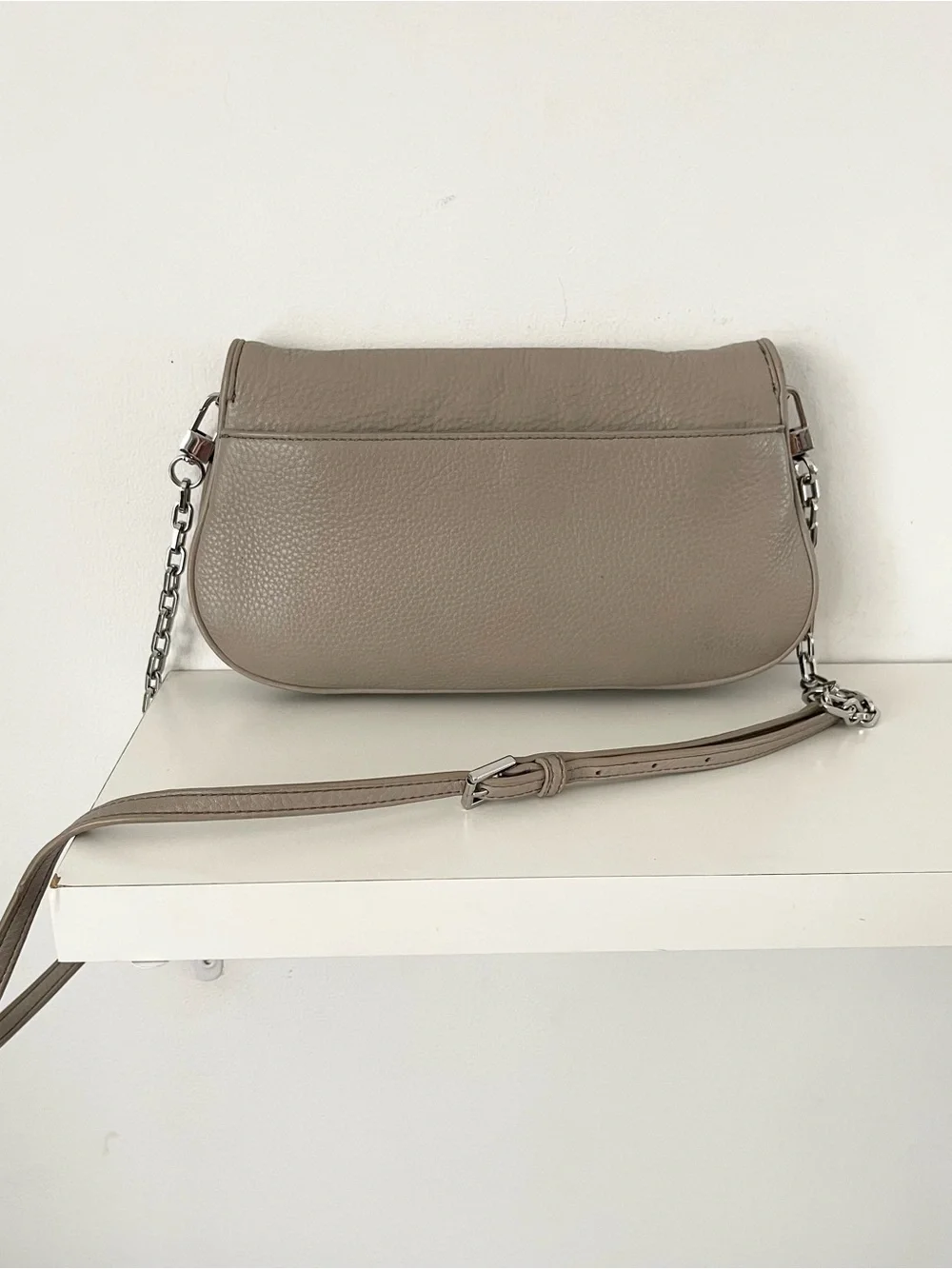 Tory Burch Britten Gray Crossbody Bag